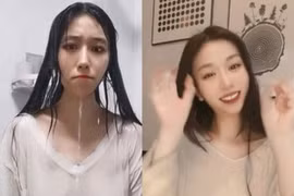 Hot girl cố tình mặc đồ ướt lộ điểm nhạy cảm gây choáng