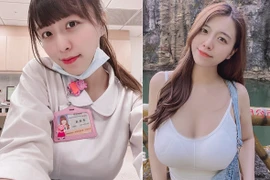 Nữ y tá ngực khủng “đốn tim” fan với loạt ảnh khoe dáng nuột