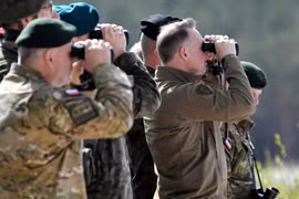 Tổng thống Ba Lan thị sát cuộc tập trận quân sự lớn nhất năm 2023