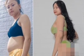 Bị chê “dáng quả táo cắm que”, cô gái “lột xác” ngoạn mục 