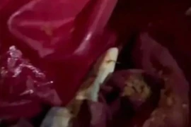 Đi làm về muộn một tiếng, vợ bị chồng cắt nát quần áo