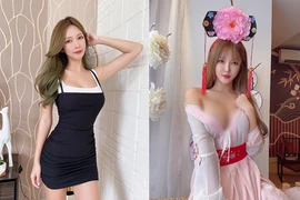 Đỏ mặt trước nàng hot girl diện đồ cổ trang hở hang, phản cảm