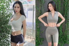 Mặc đồ tập, cô gái xinh đẹp vẫn “gây mê” vì quá nóng bỏng