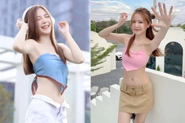 Hot girl Thái Lan diện áo yếm khoe body đẹp mê mẩn 