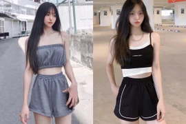 Cách phối đồ khoe eo thon của nàng hot girl xinh như búp bê