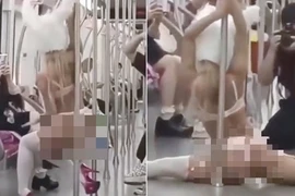 Hóa nàng thỏ hở hang trên tàu, hot girl nhận kết đắng