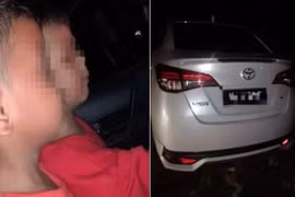 Trộm ô tô, bé 6 tuổi lái xe đưa em đi mua đồ chơi
