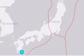 Xảy ra động đất mạnh tại khu vực Kyushu của Nhật Bản