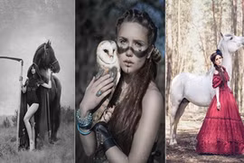 Ám ảnh vẻ hoang dại bộ ảnh người đẹp và động vật