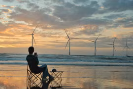 Say đắm trước vẻ đẹp bình yên của biển Ba Động