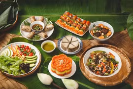 Trổ tài nấu mâm cỗ chay cúng ông Công ông Táo