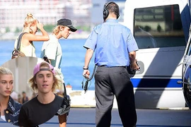Justin Bieber đi trực thăng về gặp gỡ gia đình vợ sắp cưới
