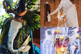 Quốc phục độc lạ của dàn đối thủ H'hen Niê tại Miss Universe 2018