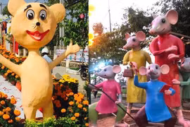 Tạo hình chuột tết Canh Tý 2020, năm nào cũng có linh vật tạo hình “kỳ quái“