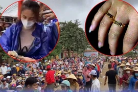 Người dân đeo vàng nhận tiền hỗ trợ từ Thủy Tiên: Chỉ là nhận thay?