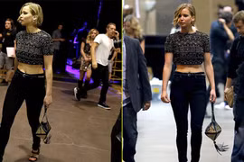 Lần đầu tiên Jennifer Lawrence lộ diện cùng người tình tin đồn