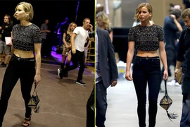 Lần đầu tiên Jennifer Lawrence lộ diện cùng người tình tin đồn