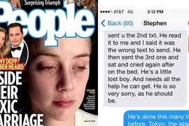 Amber Heard tung thêm bằng chứng bị Johnny Depp bạo hành