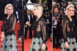 Kristen Stewart không mặc nội y trên thảm đỏ Cannes