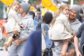 Con gái út nhà Beck-Vic được bố cưng chiều hết mực