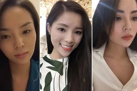 Khuôn mặt lúc xinh lúc xấu của Hoa hậu Kỳ Duyên