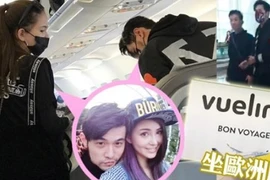 Vợ chồng Châu Kiệt Luân chọn máy bay hạng bình dân đi châu Âu