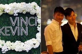 Đám cưới đồng tính đầu tiên của làng giải trí Hong Kong