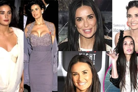 Soi những bộ phận phẫu thuật thẩm mỹ của Demi Moore