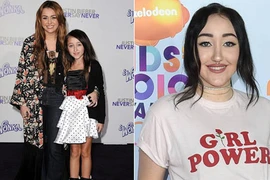 Em gái Miley Cyrus lớn bổng thành thiếu nữ