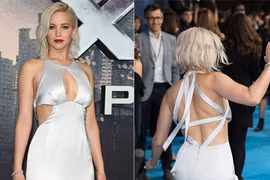Jennifer Lawrence ngượng chín mặt vì trượt ngã