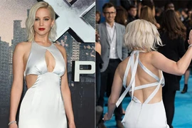 Jennifer Lawrence ngượng chín mặt vì trượt ngã