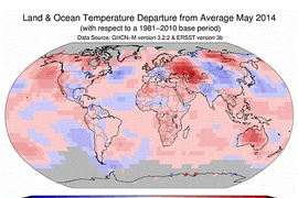 2014 là năm nóng nhất lịch sử?