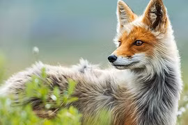 Ảnh gây phấn khích của loài cáo đáng yêu ở Bắc cực 