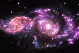 NASA tiết lộ những gì xảy ra khi thiên hà va chạm