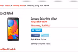 Lộ cấu hình sơ bộ siêu phẩm Galaxy Note 4