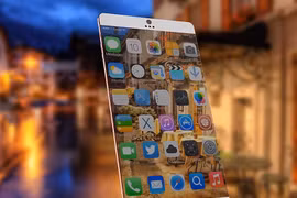 Ngắm iPhone 6 2 màn hình, siêu mỏng?