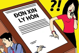 Lá đơn ly hôn chỉ chờ ngày ký tên