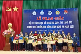 Nghệ An: Trao giải Hội thi Sáng tạo Kỹ thuật năm 2021