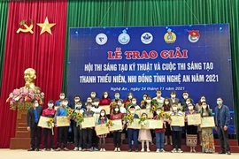 Nghệ An: Trao giải Hội thi Sáng tạo Kỹ thuật năm 2021