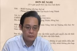 Thầy giáo ở Đồng Nai xin thôi việc gây xôn xao: “Cần thanh tra“