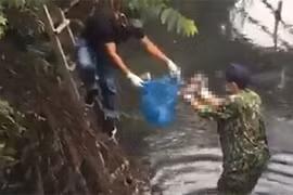 Điều gì khiến người dân hoảng hồn khi thấy trẻ sơ sinh nguyên dây rốn bên bờ suối