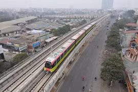 Đường sắt Nhổn - ga Hà Nội nhận đủ 10 đoàn tàu, khi nào vận hành?