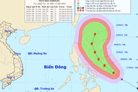 Siêu bão cấp 17 hình thành gần Biển Đông