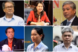 Loạt sếp ngân hàng phải hầu tòa gây chấn động năm 2017