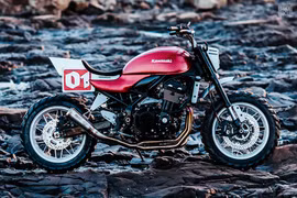 Kawasaki Z900RS Stone Tracker phong cách chúa tể bóng đêm