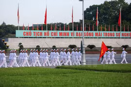 Xúc động lễ chào cờ tại Quảng trường Ba Đình mừng ngày 2/9