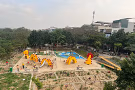 "Hô biến" bãi rác thành sân chơi "xanh" giữa lòng Thủ đô