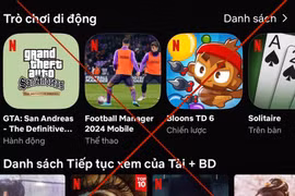 Netflix dừng quảng cáo, phát hành game trái phép tại Việt Nam