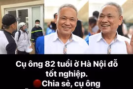 Video: Cụ ông 82 tuổi vỡ òa hạnh phúc khi đã "với" được tấm bằng THPT