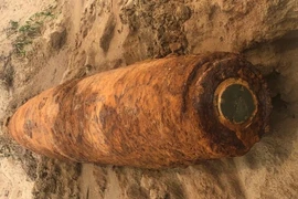 Thi công công trình, phát hiện quả bom 250kg